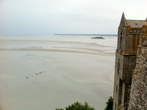 Mont Saint-Michel, built after the Archangel Michael appeared to a priest and guide him to construct the monastery, was used as a prison after the French revolution. Photo credit: V. Laino