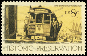 USA - CIRCA 1971 Cable Car