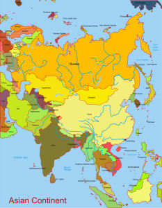 Asia map