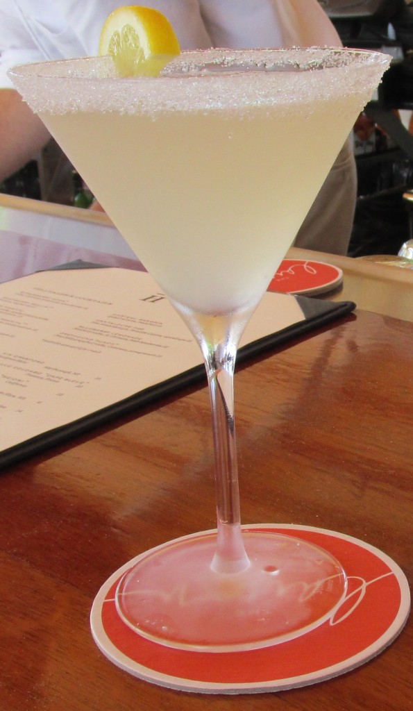 Bliss at Newport, R.I.'s Castle Hill Inn: a lemon drop martini Photo credit: M. Ciavardini