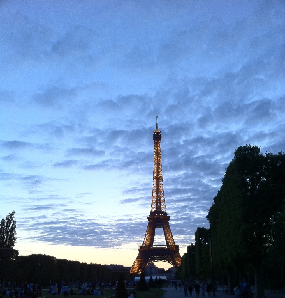 Paris in the gloaming Photo credit: V. Laino