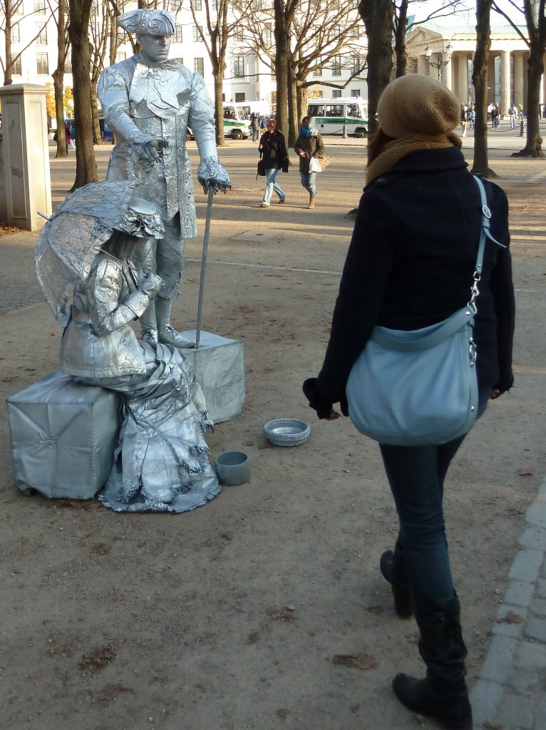 A living statue in Berlin Photo credit: M. Ciavardini