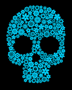 day of the dead skull