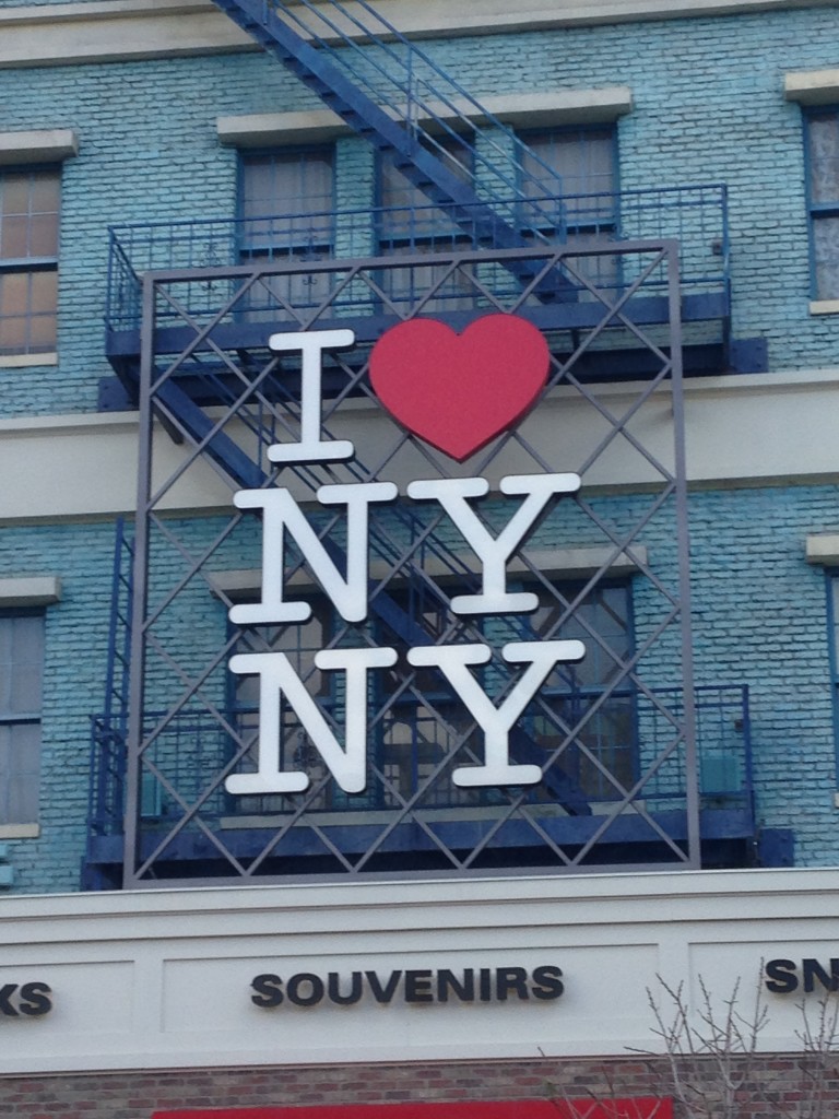I love New York sign