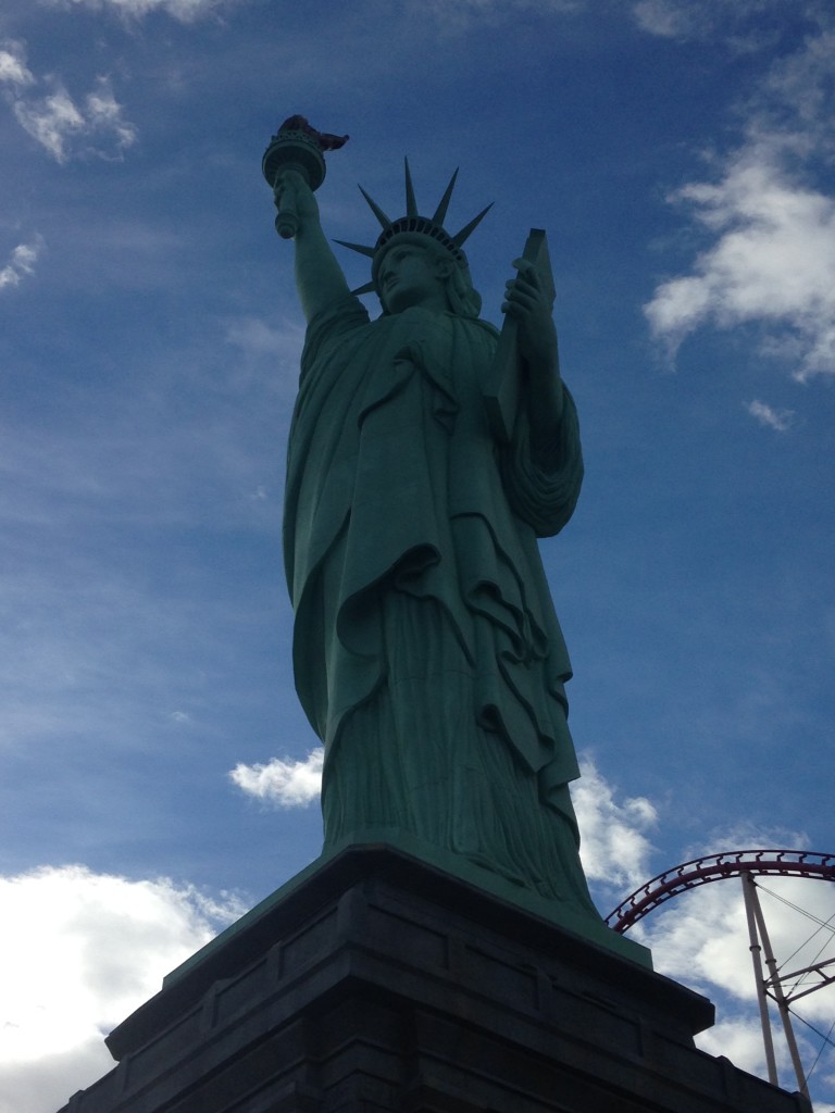 Statue of Liberty outside NewYorkNewYork Las Vegas Hotel