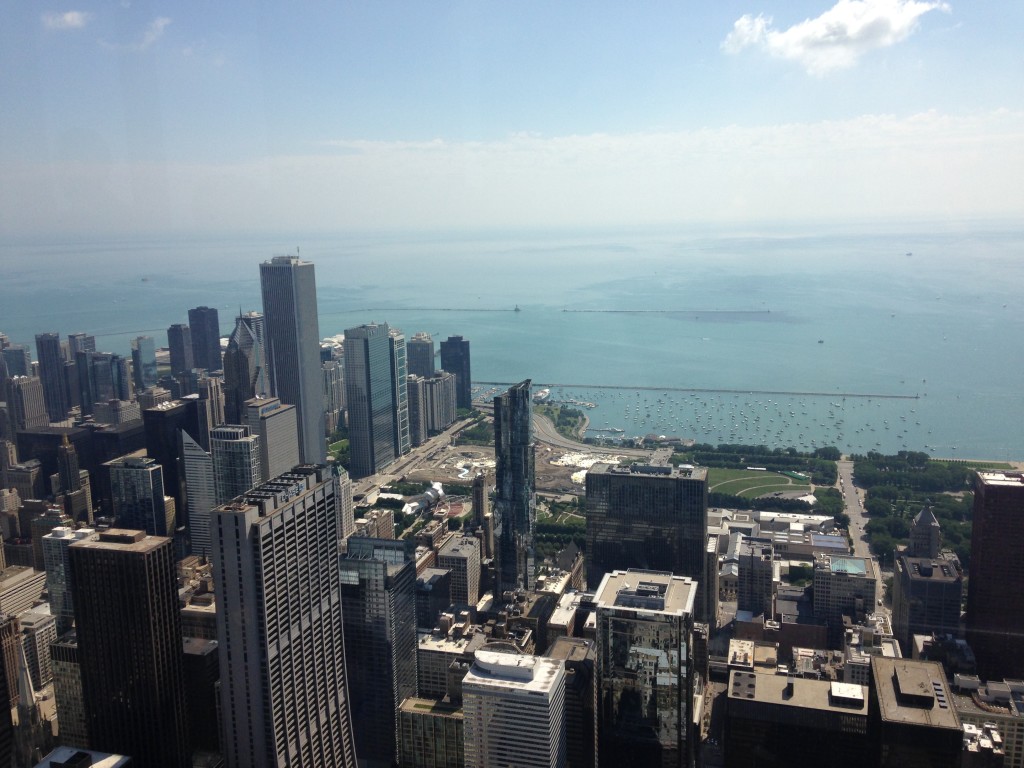 The view from Willis Tower in Chicago Photo credit: M. Ciavardini