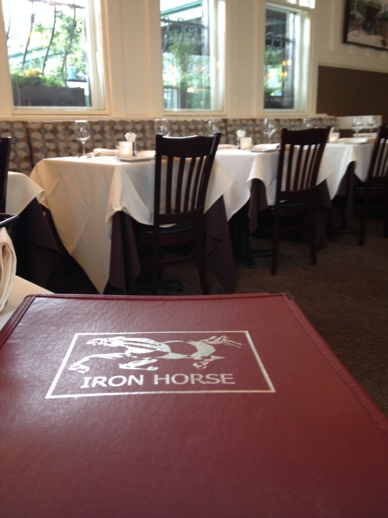 The Iron Horse restaurant in Pleasantville, N.Y. Photo credit: M. Ciavardini