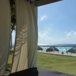 Beachfront cabana at the Hyatt Regency Cancun. Photo credit: M. Ciavardini