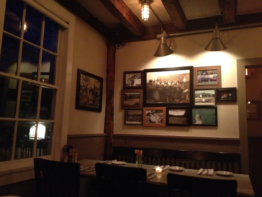 Purdy's Farmer and the Fish restaurant is sited in an old farmhouse built in 1775. Photo credit: L. Tripoli