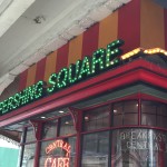 Pershing Square Cafe, right across from Grand Central Station in Manhattan, beckons business types and tourists alike. Photo credit: V. Laino