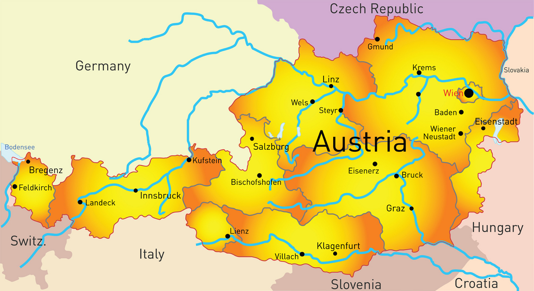 Austria Map 