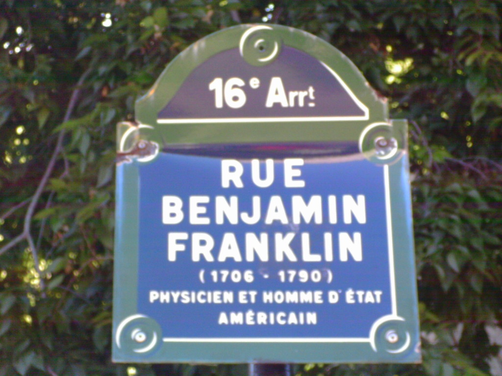 Rue Benjamin Franklin, Paris
