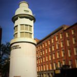 The Titanic Memorial Lighthouse at the South Street Seaport in New York City Photo credit: M. Ciavardini