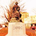 Statue of Nathaniel Hawthorne in Salem, Mass. Photo credit: M. Ciavardini