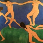A portion of Henri Matisse's Dance at the Museum of Modern Art in New York City. The work was a study for the final version, which is at the Hermitage in St. Petersburg, Russia. Photo credit: M. Ciavardini