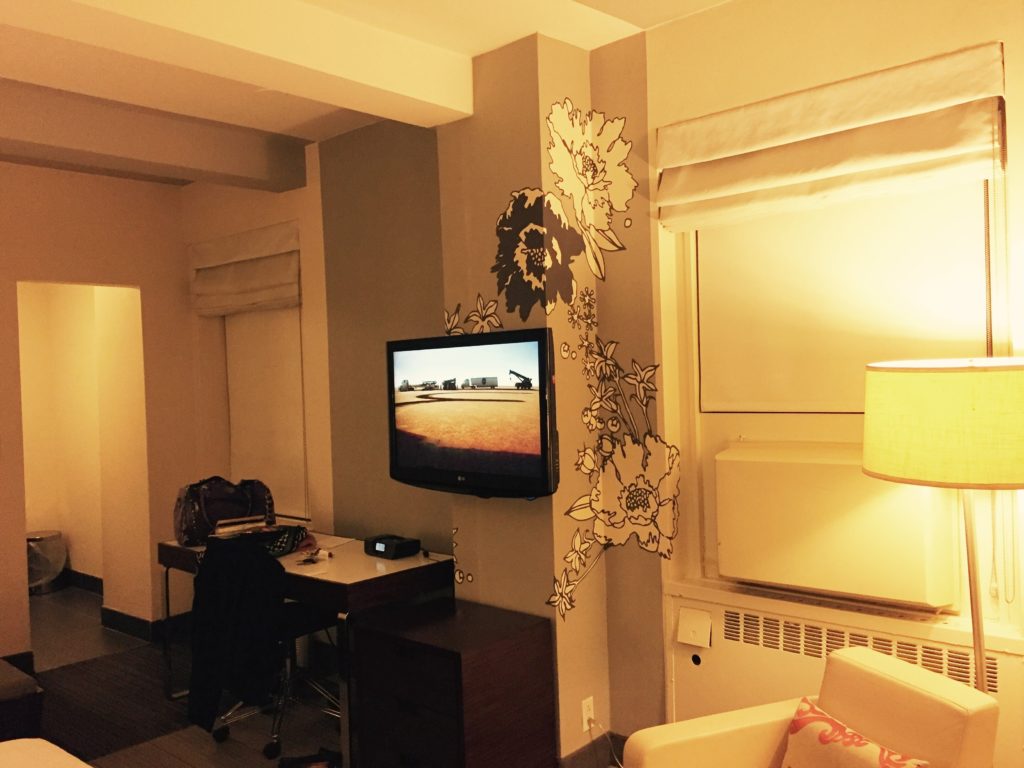 Travelers don't have time to get weary, but if they do, guestrooms at the Stewart Hotel are comfy. Photo credit: M. Ciavardini