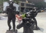 Paparazzi Dogs in Greenwich Village, New York City. Photo credit: M. Ciavardini