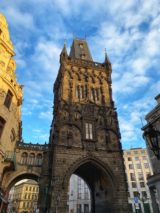 The Powder Tower, a medieval tower, in Prague. Photo credit: M. Ciavardini.