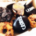 A box of doughnuts from Donut Crazy in Westport, Conn. Photo credit: M. Ciavardini.