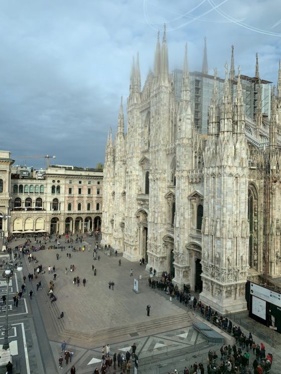 The view of the Duomo from the Museo del Novecento. Photo credit: M. Ciavardini.